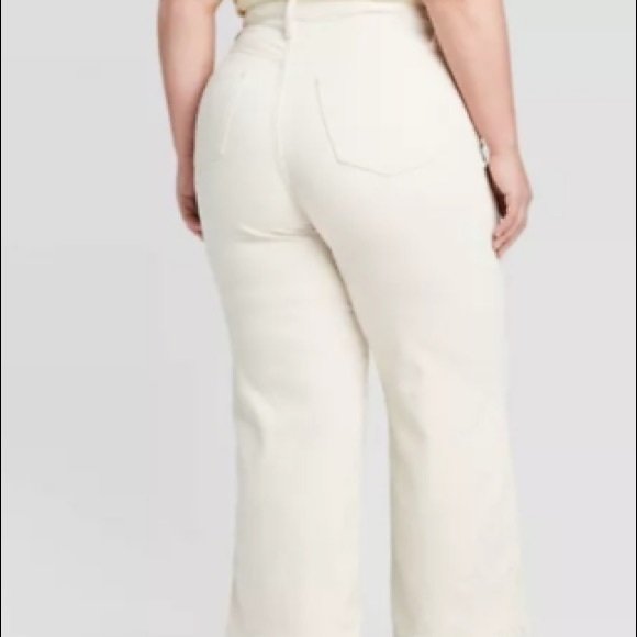NEW PLUS SIZE Ava & Viv Yellow Jeans - Picture 3 of 3